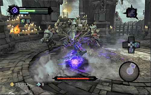 Due to his strong resistance, you may need to use the Reaper Form to get rid of him quicker - Boss 12 - Bone Giant - Judicator - Darksiders II - Game Guide and Walkthrough