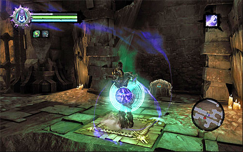 Select Death Grip from the drop-down menu - Survive the Psychameron (1) - Basileus - Darksiders II - Game Guide and Walkthrough