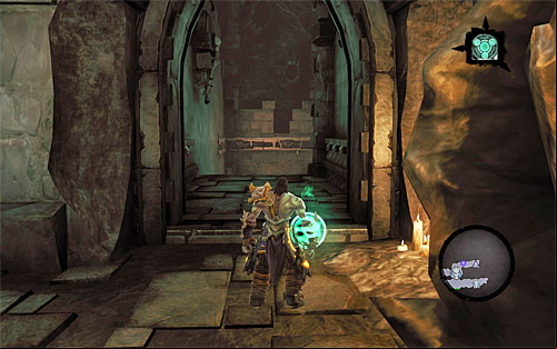 You can now take the newly unlocked age in the north-eastern part of the cave (the above screen) - Survive the Psychameron (2) - Basileus - Darksiders II - Game Guide and Walkthrough