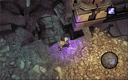 Return to the physical form, now, and use the only available age - Explore the City of the Dead - western part - The City of the Dead - Darksiders II - Game Guide and Walkthrough