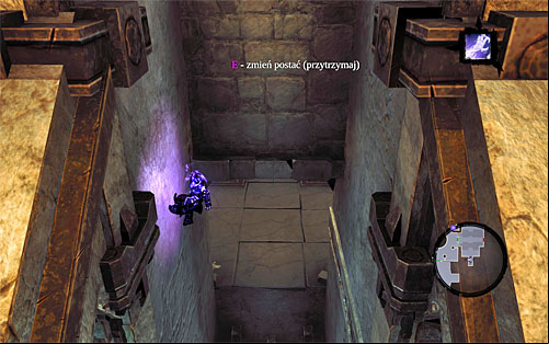 Find some other interactive ledges that you can hold onto, shimmy as far right as you can and in the spot shown in the above screenshot, start climbing in - Explore the City of the Dead - eastern part - The City of the Dead - Darksiders II - Game Guide and Walkthrough
