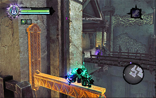 Terminate soul split and activate it again (the point of this is to summon the half of the soul that you used for interaction with the switch) - Explore the City of the Dead - return to the western part - The City of the Dead - Darksiders II - Game Guide and Walkthrough