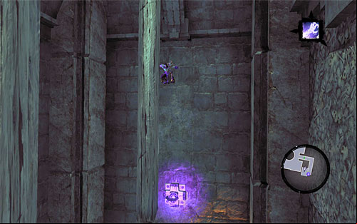After you catch on to the interactive catch, let the player character perform additional vertical wall run, and only after that, bounce off the wall, and catch onto the vertical wooden pole (the above screenshot) - Explore the City of the Dead - upper levels (1) - The City of the Dead - Darksiders II - Game Guide and Walkthrough