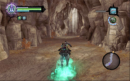 After you reach Lostlight, proceed a few step forward and you will witness another conversation with the Crowmaster - Find the key in Lostlight - Key to Redemption - Darksiders II - Game Guide and Walkthrough