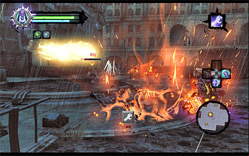 Towards the end of the battle, an exploder will appear in the battlefield - Help Uriel defeat the Swarm - The Rod of Arafel - Darksiders II - Game Guide and Walkthrough