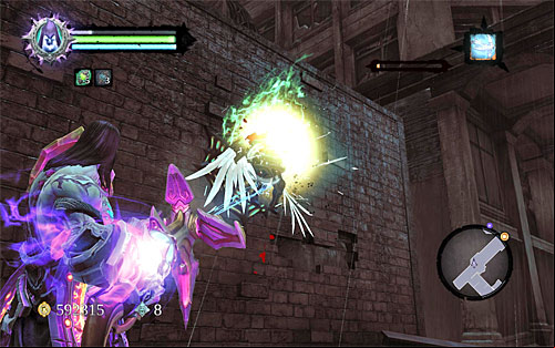 After you through the building, go right - Find the first part of the Rod - The Rod of Arafel - Darksiders II - Game Guide and Walkthrough
