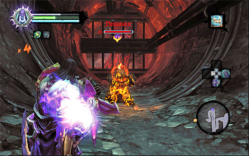 Go south and choose the newly opened ageway - Find the second part of the Rod (1) - The Rod of Arafel - Darksiders II - Game Guide and Walkthrough