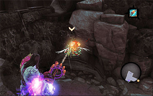 Go south and go straight ahead - Find the last part of the Rod - The Rod of Arafel - Darksiders II - Game Guide and Walkthrough