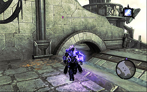 Go with the first half of the soul towards the pressure plate located to the right (screenshot 1) - Find the Scribe - eastern part of the Citadel (1) - Stains of Heresy - Darksiders II - Game Guide and Walkthrough