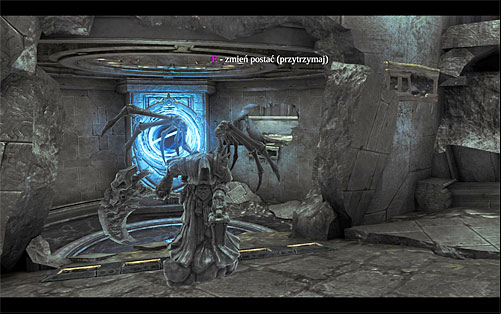 If you did everything correctly, the Death will fall into the hole in the ground, into an area explored before - Find the Scribe - eastern part of the Citadel (2) - Stains of Heresy - Darksiders II - Game Guide and Walkthrough
