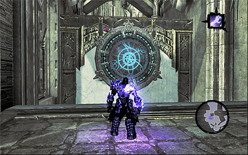 Switch to the other half of the soul now - Find the Scribe - western part of the Citadel (1) - Stains of Heresy - Darksiders II - Game Guide and Walkthrough