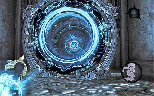 Stay where you activated the second one of the portals - Find the Scribe - western part of the Citadel (1) - Stains of Heresy - Darksiders II - Game Guide and Walkthrough