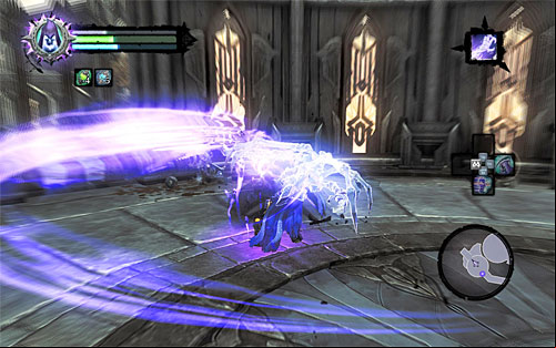 After you eliminate the first one, new sycophants will appear on the stage - Find the Scribe - northern part of the Citadel (1) - Stains of Heresy - Darksiders II - Game Guide and Walkthrough