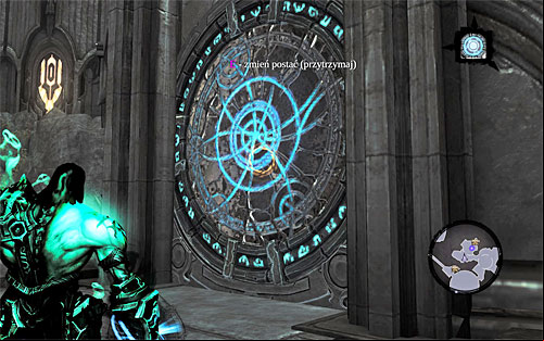 Find another rotary mechanism now, position yourself nearby and initiate Soul Split - Find the Scribe - northern part of the Citadel (2) - Stains of Heresy - Darksiders II - Game Guide and Walkthrough