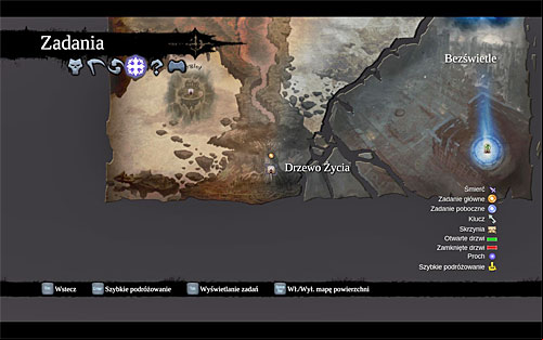 Since the arena you've just fought the Archon is completely cut off from the rest of the world, use Fast Travel to get out of there - Return to the Crowfather - Stains of Heresy - Darksiders II - Game Guide and Walkthrough