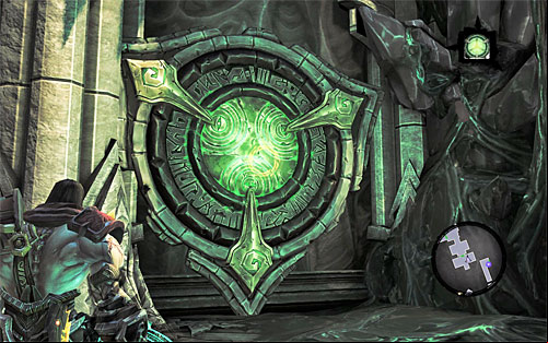 Without a sweat, eliminate Undead Scarabs in the central area of the Black Stone - Find Samael - beginning - The Lord of the Black Stone - Darksiders II - Game Guide and Walkthrough