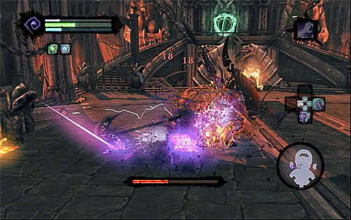 Due to the fact that Samael had become much more resilient since the second stage of the battle, it would be good idea to use the Reaper Form - Boss 19 - Samael - The Lord of the Black Stone - Darksiders II - Game Guide and Walkthrough