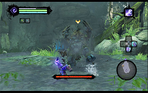 For the most part of the battle, Gorewood should be using pretty much standard melee attacks, which doesn't mean, of course, you shouldn't try to evade them - Weeping Crag - Additional Locations - Darksiders II - Game Guide and Walkthrough