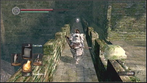 Move further and get past a white fog (killing opponents first) - Undead Burg - p. 1 | Walkthrough - Walkthrough - Dark Souls Game Guide & Walkthrough