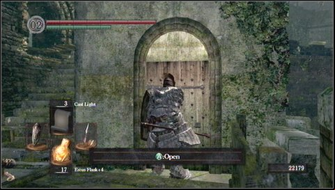 Now prepare for a tough part of this location - a bridge where youll be attacked with bombs - Undead Burg - p. 2 | Walkthrough - Walkthrough - Dark Souls Game Guide & Walkthrough