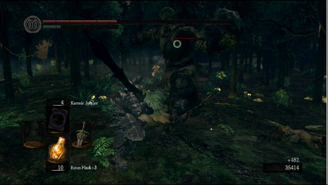 Giants deal a lot of damage - Royal Wood - Walkthrough - Dark Souls Game Guide & Walkthrough
