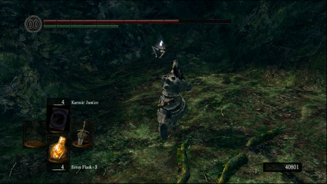 An item around the meadow - Royal Wood - Walkthrough - Dark Souls Game Guide & Walkthrough