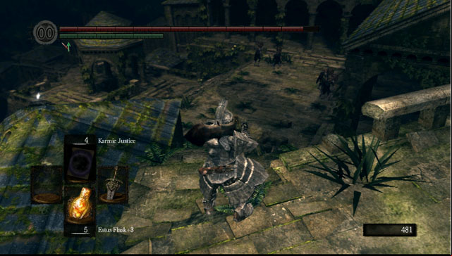 Try to take the enemies out one by one - Oolacite Township - Walkthrough - Dark Souls Game Guide & Walkthrough