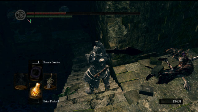 Another stairs - Oolacite Township - Walkthrough - Dark Souls Game Guide & Walkthrough