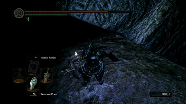 You will find Humanity under the bridge - Chasm of the Abyss - Walkthrough - Dark Souls Game Guide & Walkthrough