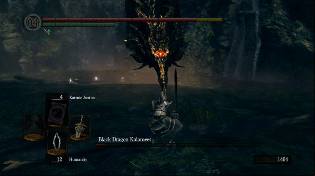 Always try to stay near the enemy - Black Dragon Kalameet - How to kill a boss - Dark Souls Game Guide & Walkthrough