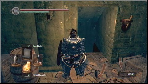 But first you might go down to water next to the Butchers place - Depths - p. 1 | Walkthrough - Walkthrough - Dark Souls Game Guide & Walkthrough