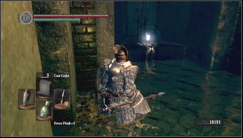 Same tactics must be used in the next corridor with zombie with torch - Depths - p. 2 | Walkthrough - Walkthrough - Dark Souls Game Guide & Walkthrough
