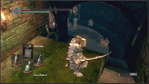 After the fight, go down and turn left - Depths - p. 2 | Walkthrough - Walkthrough - Dark Souls Game Guide & Walkthrough