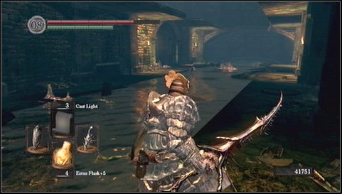 Run to corridors end and slide down the slope - Depths - p. 3 | Walkthrough - Walkthrough - Dark Souls Game Guide & Walkthrough