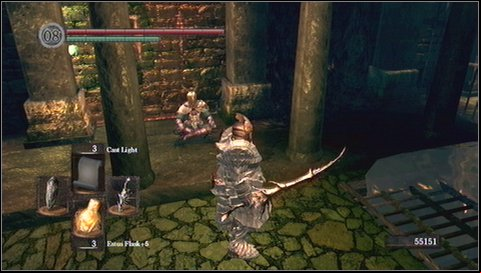 A path to Gaping Dragon boss leads through side dark age - Depths - p. 3 | Walkthrough - Walkthrough - Dark Souls Game Guide & Walkthrough