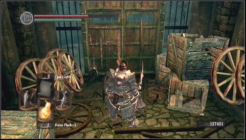 After the fight with Gaping Dragon, you will obtain a key to Blightown - Blighttown - p. 1 | Walkthrough - Walkthrough - Dark Souls Game Guide & Walkthrough