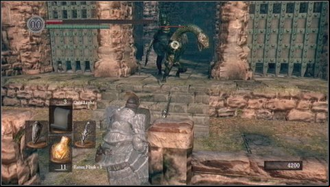 Youll get to the chamber with pendulum blades - Sens Fortress - p. 1 | Walkthrough - Walkthrough - Dark Souls Game Guide & Walkthrough