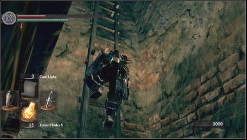 Behind the secret age youll find one more ladder up - Sens Fortress - p. 1 | Walkthrough - Walkthrough - Dark Souls Game Guide & Walkthrough