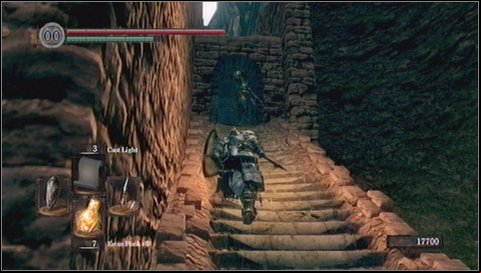 In the chamber youll find a chest with Ring of Steel Protection - Sens Fortress - p. 2 | Walkthrough - Walkthrough - Dark Souls Game Guide & Walkthrough