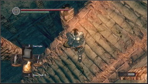 Now enter the corridor with stairs - Sens Fortress - p. 2 | Walkthrough - Walkthrough - Dark Souls Game Guide & Walkthrough