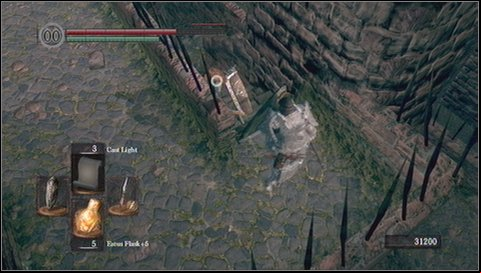 Go to the bottom and kill another knight, guarding a chest - Sens Fortress - p. 3 | Walkthrough - Walkthrough - Dark Souls Game Guide & Walkthrough