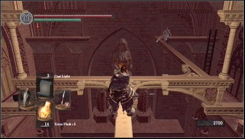On the other side go down the ladder - Anor Londo - p. 2 | Walkthrough - Walkthrough - Dark Souls Game Guide & Walkthrough