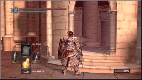 Go down the spiral stairs until you reach a next corridor - Anor Londo - p. 5 | Walkthrough - Walkthrough - Dark Souls Game Guide & Walkthrough