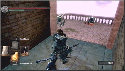 There are chest on both sides of the inner balcony, but watch out - The Dukes Archives - p. 2 | Walkthrough - Walkthrough - Dark Souls Game Guide & Walkthrough