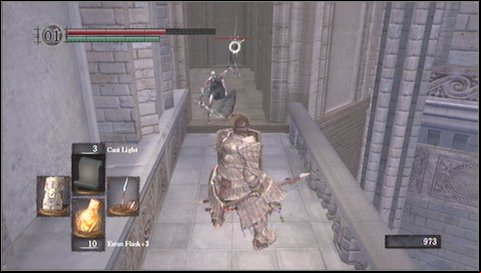 Go up the stairs and turn right to the library - The Dukes Archives II - p. 1 | Walkthrough - Walkthrough - Dark Souls Game Guide & Walkthrough