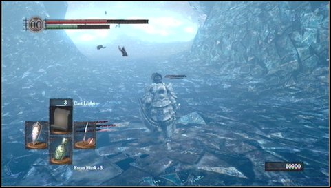 Once you kill Seath, use the bonfire - Crystal Cave | Walkthrough - Walkthrough - Dark Souls Game Guide & Walkthrough