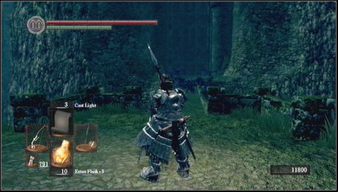 Drake is a very mighty enemy, who hits from a close distance and attacks with lightning - Bonus - Valley of Drakes | Walkthrough - Walkthrough - Dark Souls Game Guide & Walkthrough