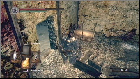 Return down and exit on the other side of the building - Bonus - Painted World of Ariamis - p. 2 | Walkthrough - Walkthrough - Dark Souls Game Guide & Walkthrough