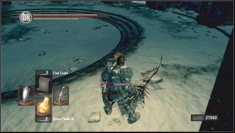 After dealing several blows, there is a chance that she will become visible again, which of course makes your task easier - Crossbreed Priscilla | How to kill a boss - How to kill a boss - Dark Souls Game Guide & Walkthrough