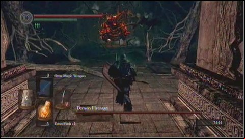 Attacks and weaknesses - Demon Firesage | How to kill a boss - How to kill a boss - Dark Souls Game Guide & Walkthrough